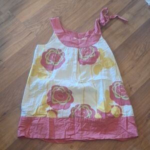 Roxy Kids Camisole with Pink and Yellow Floral Design